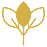 Zlata listova ozdoba